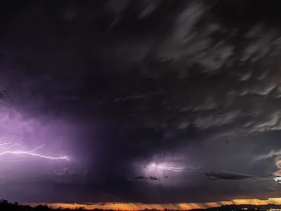 Photo of monsoon thunder and clouds