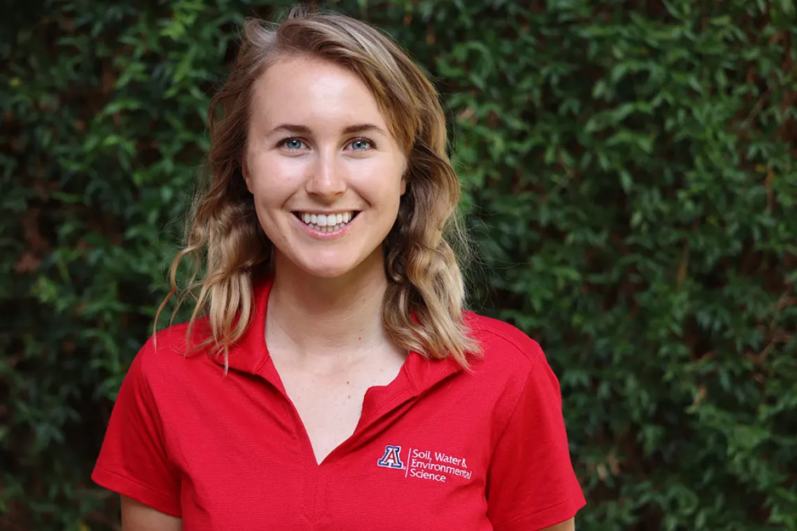 Photo of graduate student Shelby Hoglund