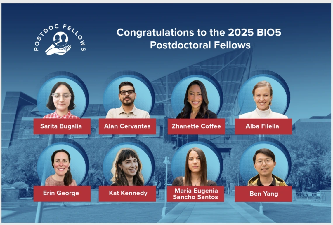 2025 BIO5 Postdoctoral Fellows