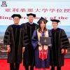 Photo of outstanding senior, Liu Siyu, with faculty